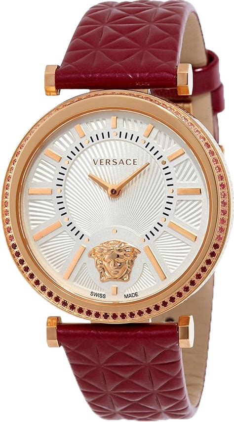 burgundy versace watch womens|Versace credit card check.